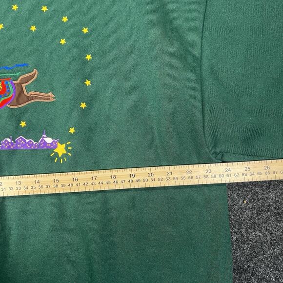 VTG Atlas Sportswear Adult XL Pullover Sweatshirt Reindeer Christmas Animals - Picture 5 of 7